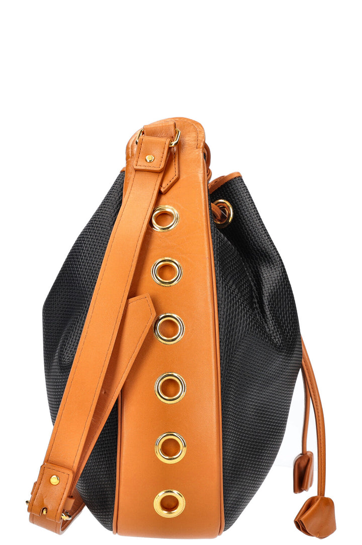 YSL Vintage Bucket Bag Canvas