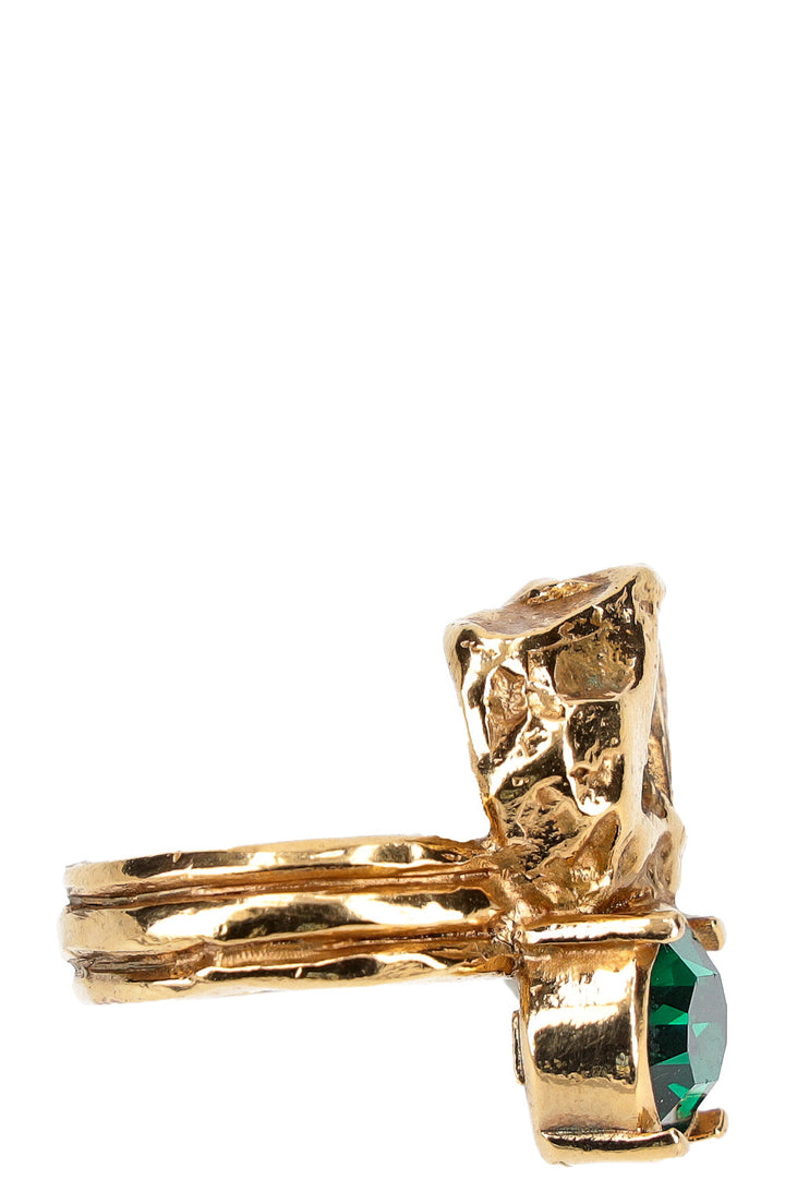 YSL Arty Ring Gold Green