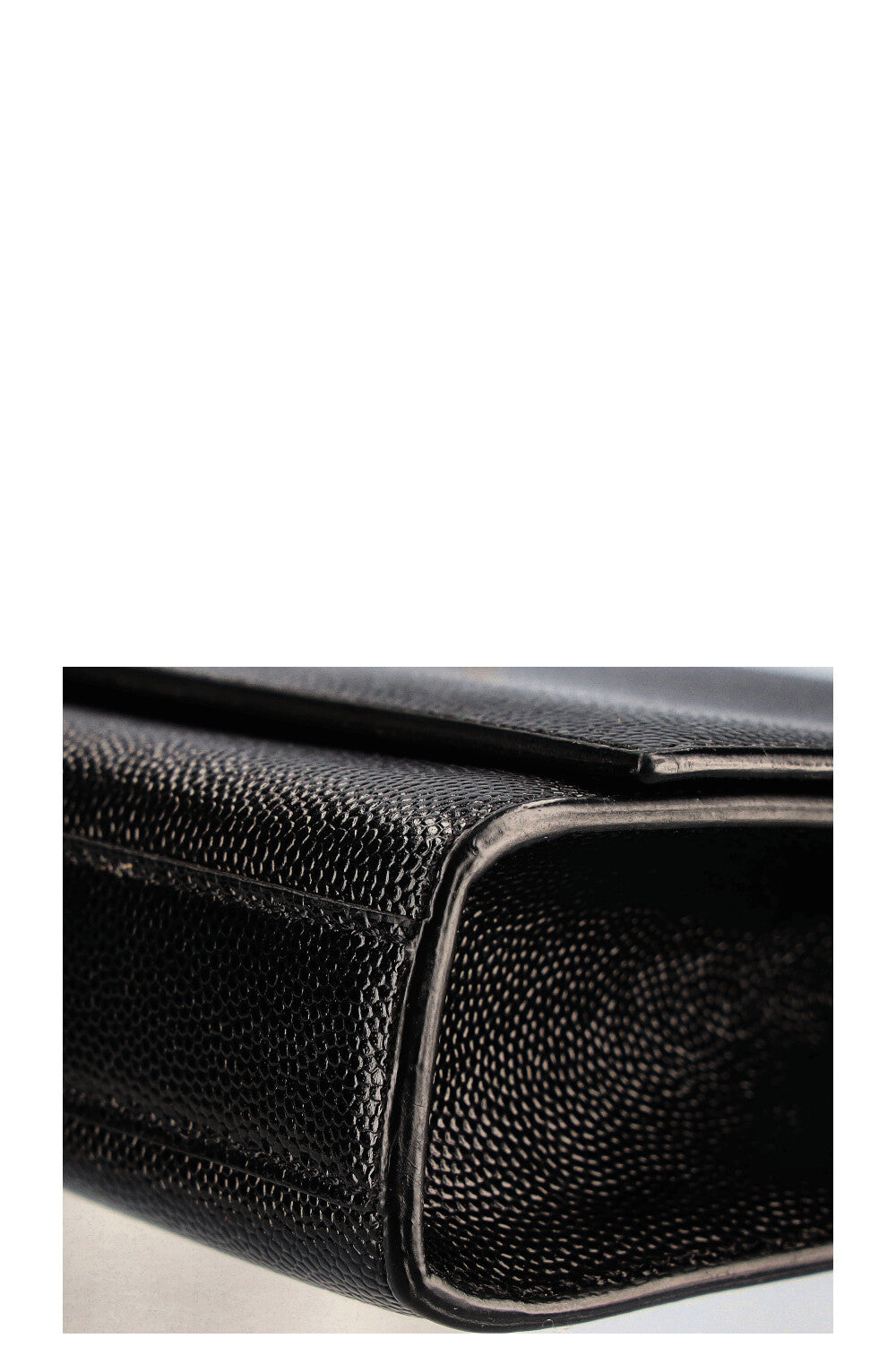 SAINT LAURENT Classic Monogram Clutch Black