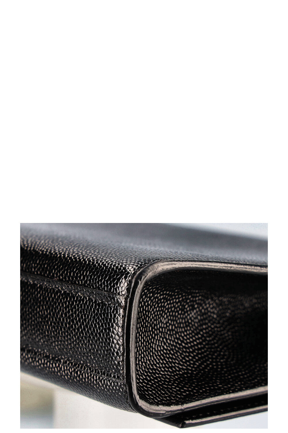 SAINT LAURENT Classic Monogram Clutch Black