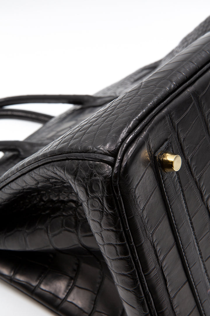 HERMES Birkin 35 Alligator Mississippiensis