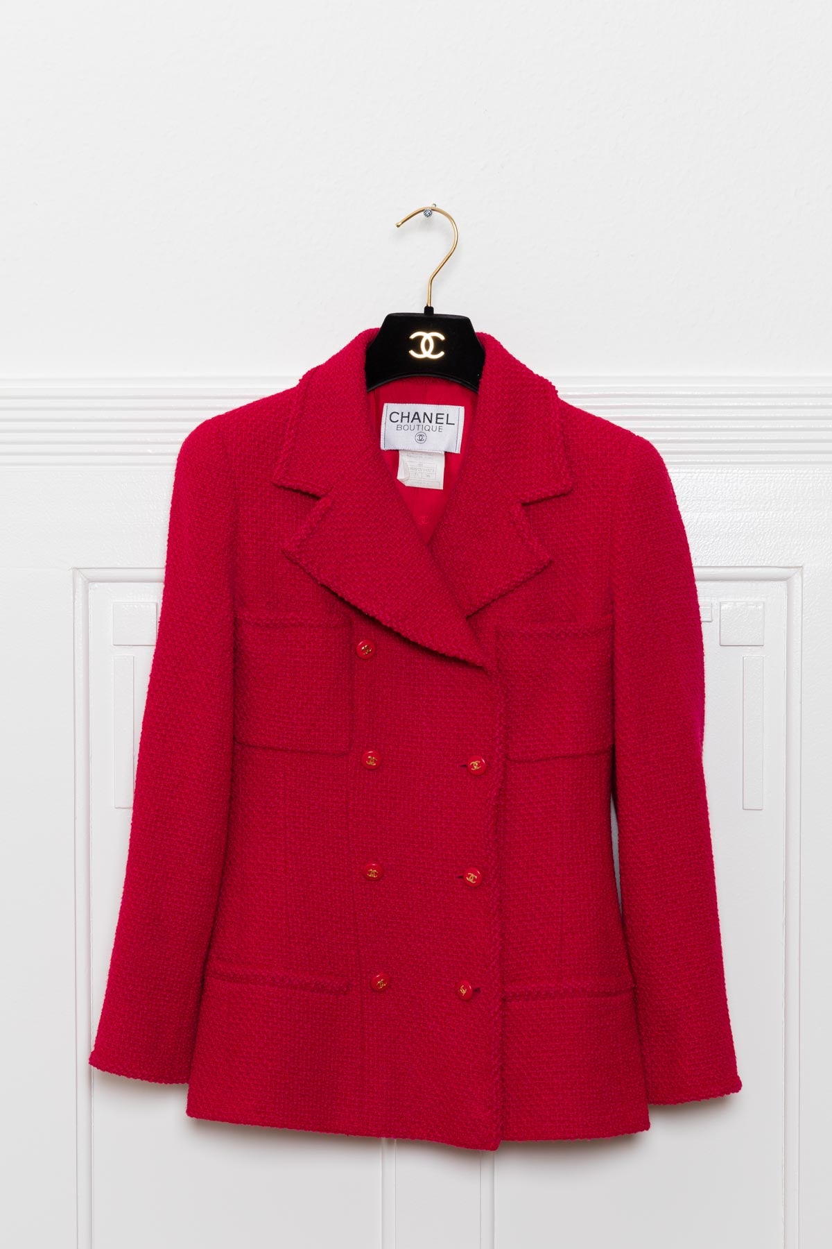 CHANEL F95 Jacket Tweed Red – REAWAKE