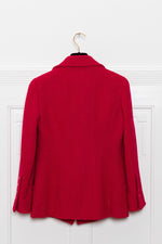 CHANEL F95 Jacket Tweed Red