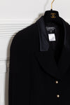 CHANEL F97 Two Piece Black with Pearl Buttons