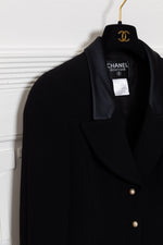 CHANEL F97 Two Piece Black with Pearl Buttons