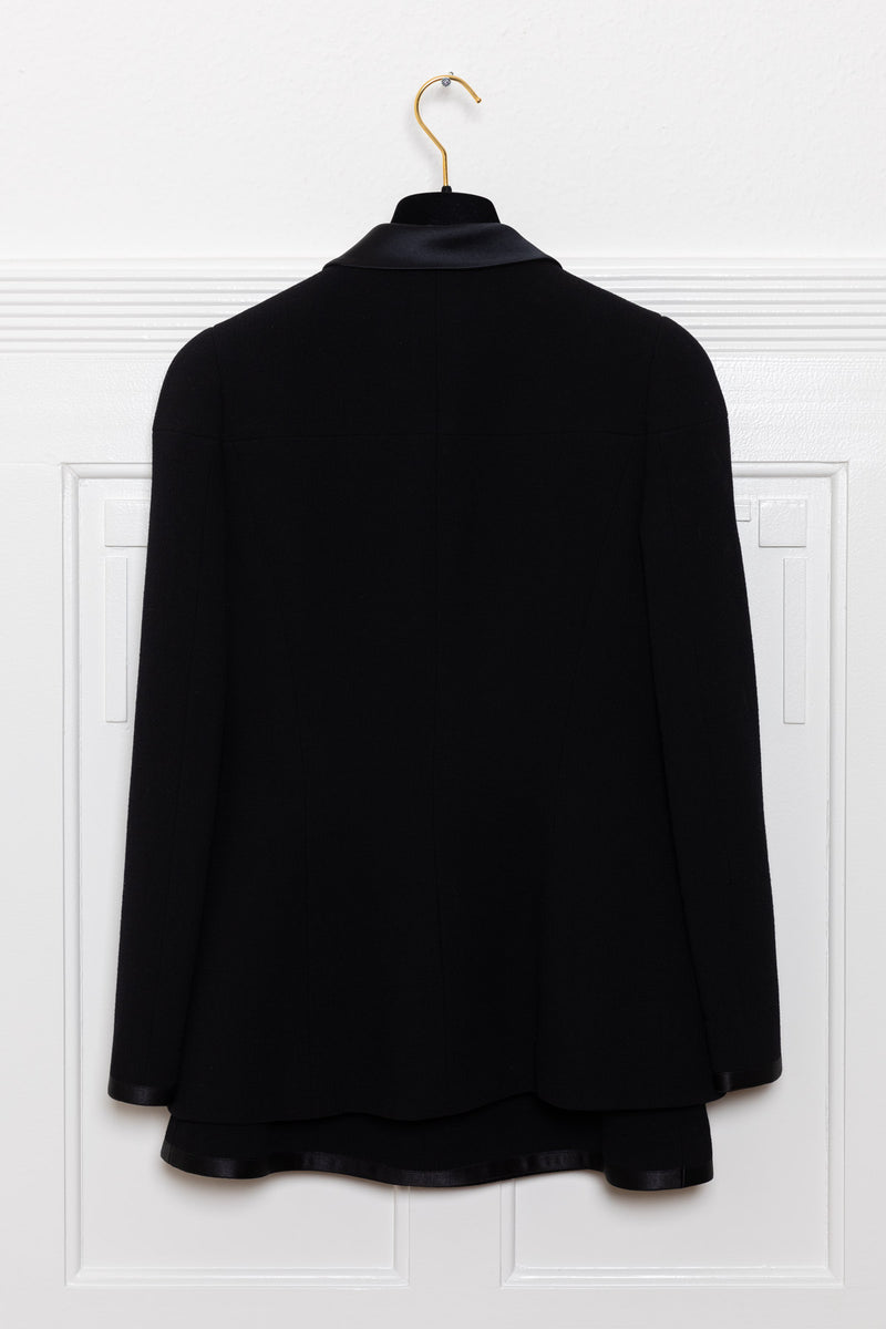 CHANEL F97 Two Piece Black with Pearl Buttons
