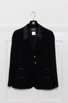 CHANEL F97 Two Piece Black with Pearl Buttons