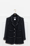 CHANEL Tweed Jacket Black