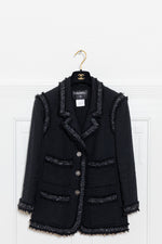 CHANEL Tweed Jacket Black