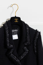 CHANEL Tweed Jacket Black