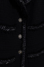 CHANEL Tweed Jacket Black