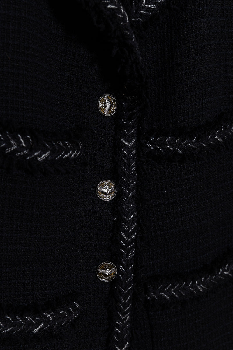 CHANEL Tweed Jacket Black