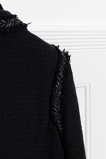 CHANEL Tweed Jacket Black