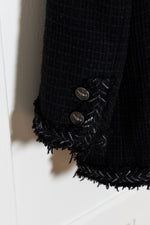 CHANEL Tweed Jacket Black