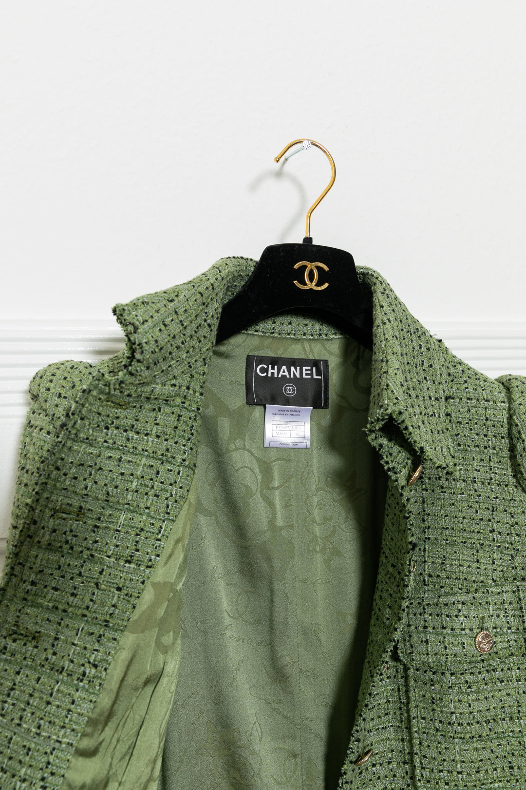 CHANEL Two Piece Tweed Green – REAWAKE