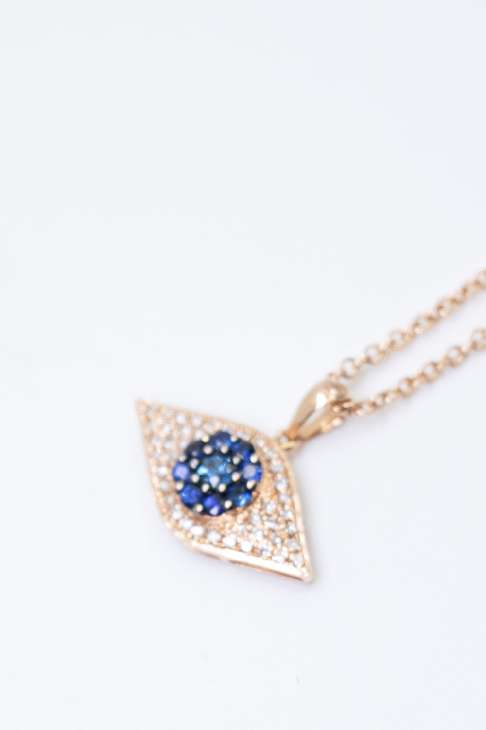 Gold, Diamonds &amp; Sapphires Necklace