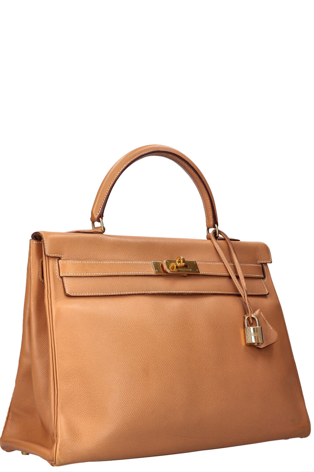 HERMÈS Kelly 35 Retourne  Epsom Naturelle