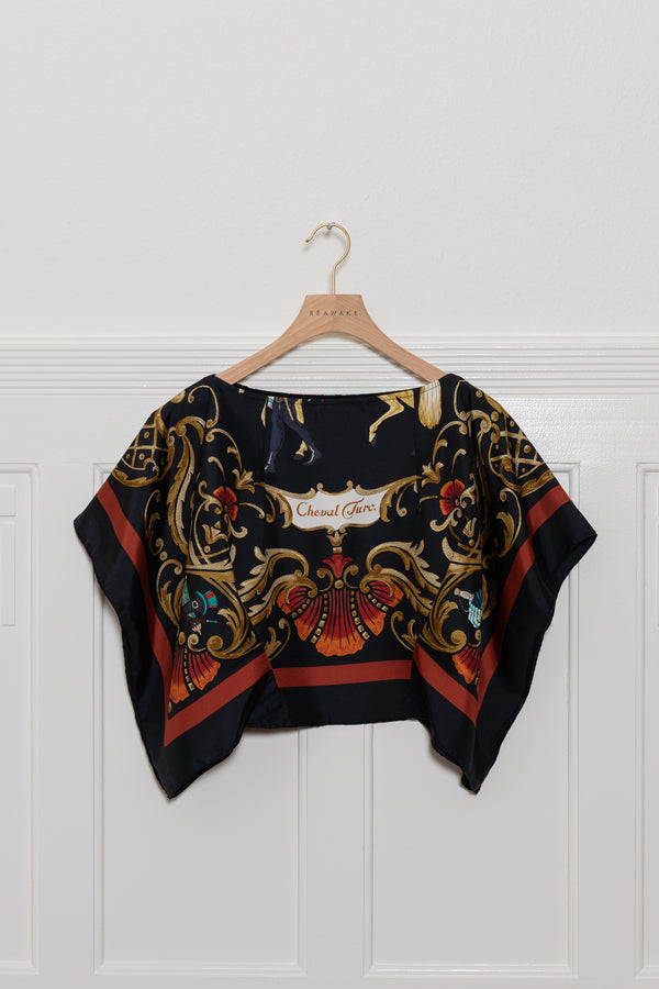 REAWAKE ATELIER Hermès Top Soie Cheval Turc